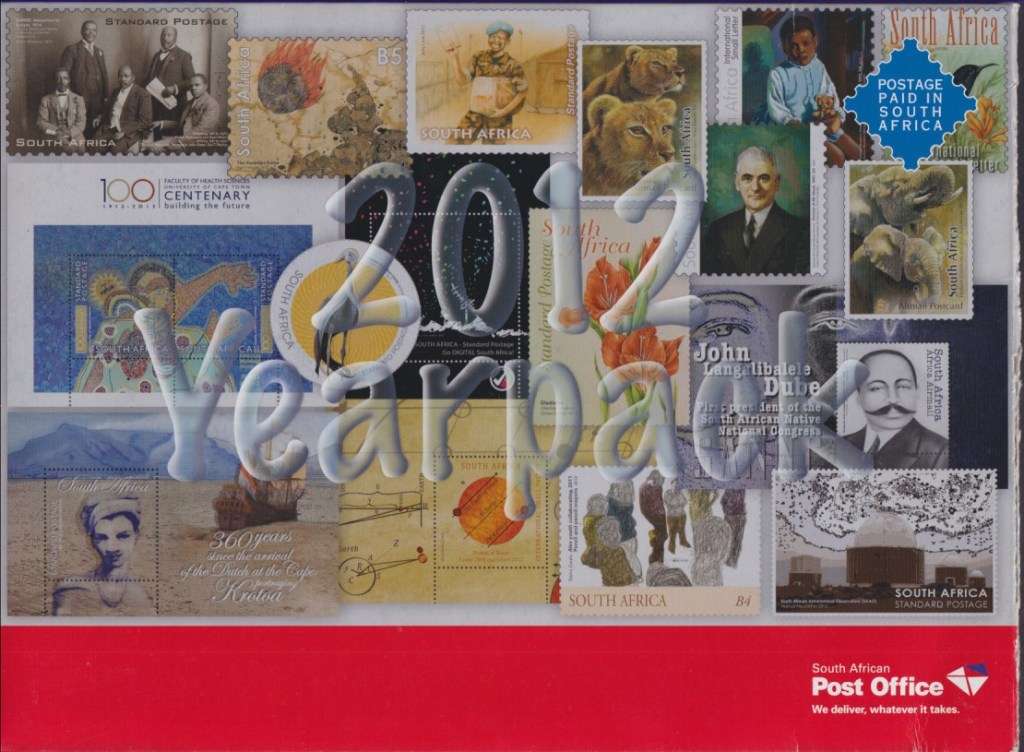 RSA - 2012 Yearpack as issued by SAPO - modern yearpacks are scarce